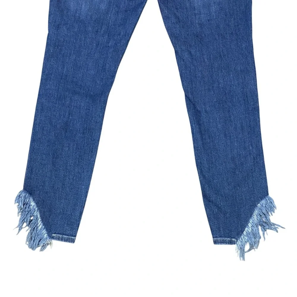 Judy Blue Los Angeles‎ Skinny Fit Distressed Frayed Hem Preppy Grunge Jeans 9/29